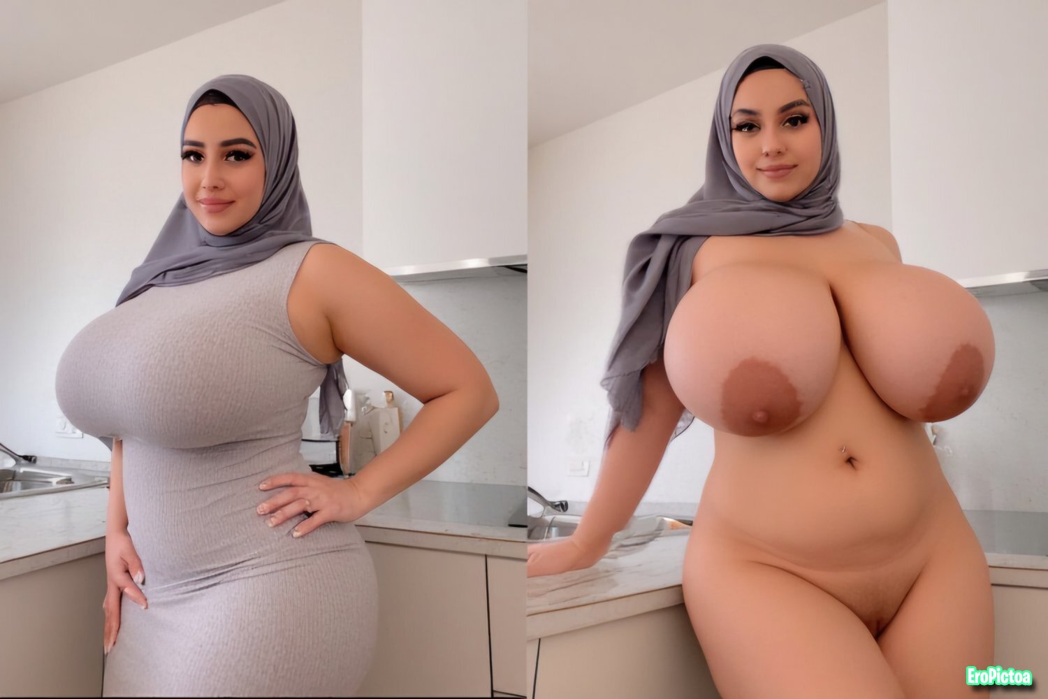 Ai Hijab Dressed/Undressed photo featuring Ai hijab - Part 1