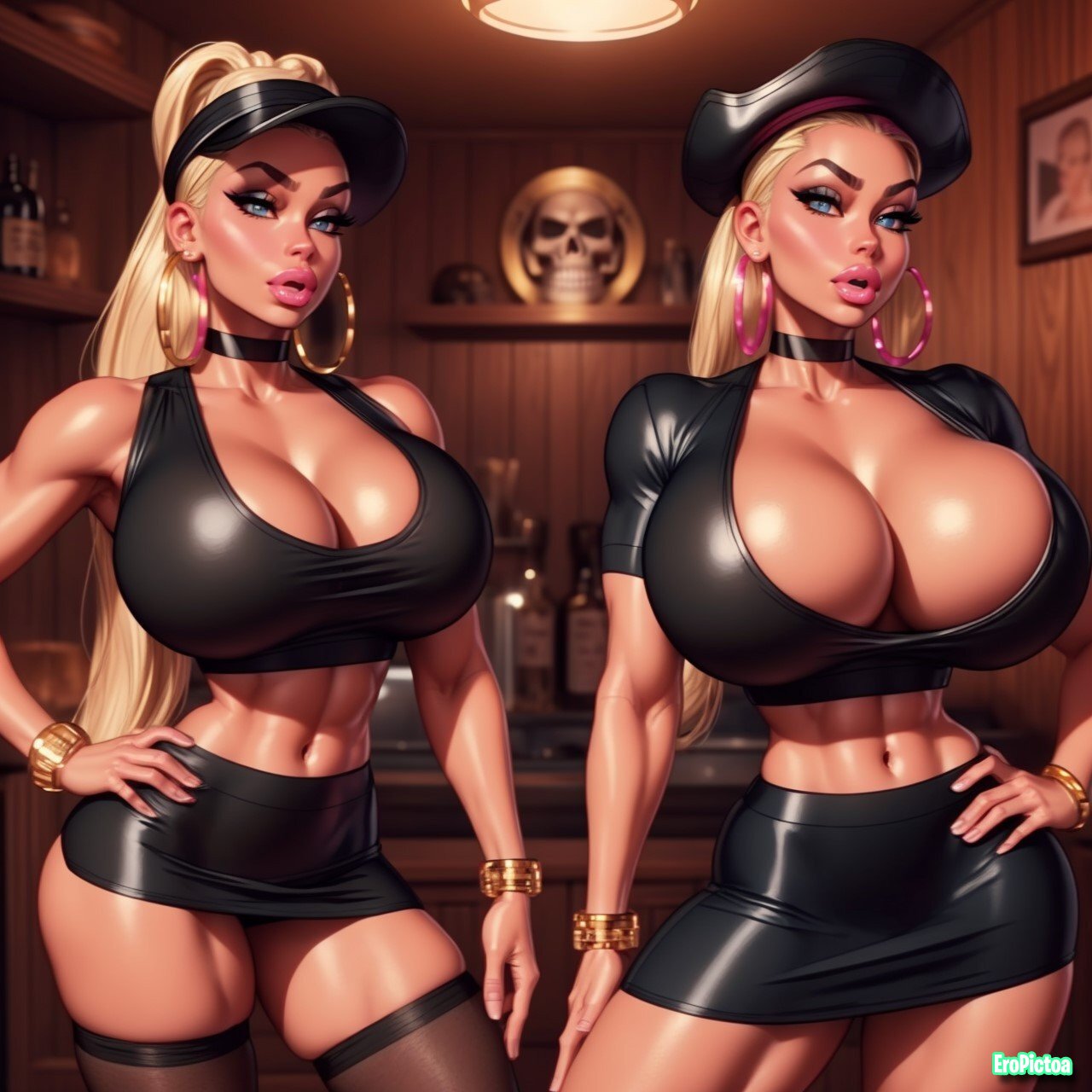 [Cartoon] AI Bimbo Compilation #2 photo featuring AI - Part 9