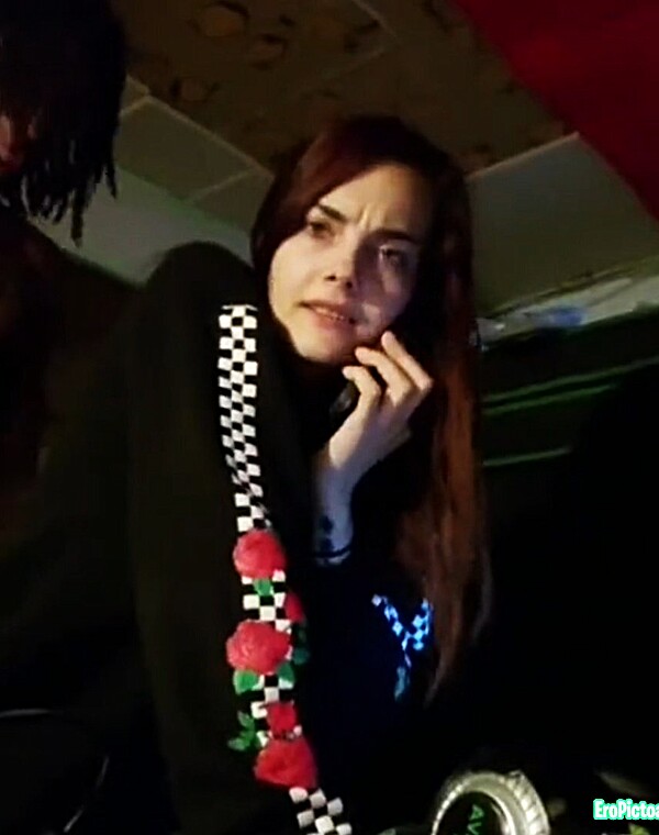 Thumbnail for She's on her her phone with her boyfriend while her bbc friend pounding her from the back