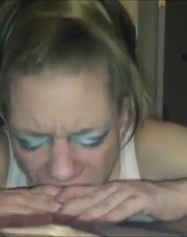 Thumbnail for Mature lady sucking bbc while her husband downstairs watching the game.